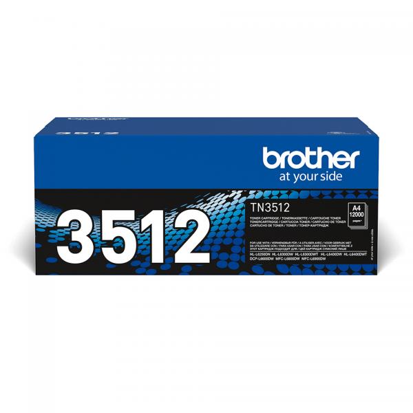 BROTHER TONER NERO PER HLL6400DW, HLL6400DWT, DCPL5500DN, DCPL6600DW 1200PAG [TN3512]