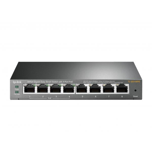 SWITCH 8 GIGABIT 4POE 55W [TL-SG108PE]