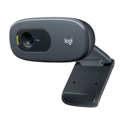 LOGITECH WEBCAM HD C270 USB 1MPX 1280X720 FLUID CRYSTAL MICROFONO INCORPORATO CLIP FISSAGGIO RILEVA [960-001063]