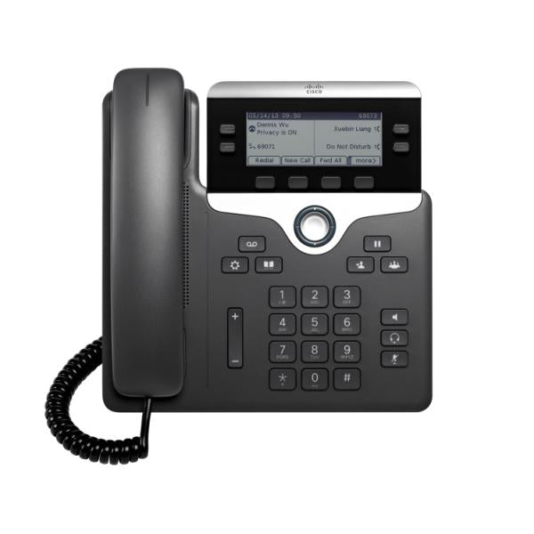 Cisco 7821 telefono IP Nero, Argento 2 linee [CP-7821-3PCC-K9=]