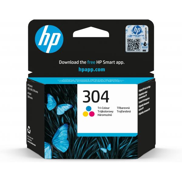 HP CART INK COLORE (C/M/Y) N.304 PER DJ3720/3730 TS [N9K05AE]