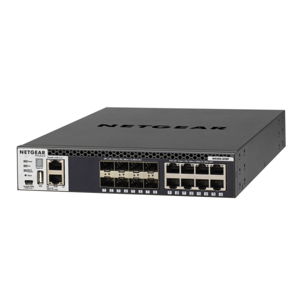 Netgear M4300-8X8F - Switch L3 - 16 Port - 8 x 10/100/1000/10000 + 8 x 10 Gigabit SFP+ [XSM4316S-100NES]
