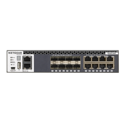 Netgear M4300-8X8F - Switch L3 - 16 Port - 8 x 10/100/1000/10000 + 8 x 10 Gigabit SFP+ [XSM4316S-100NES]