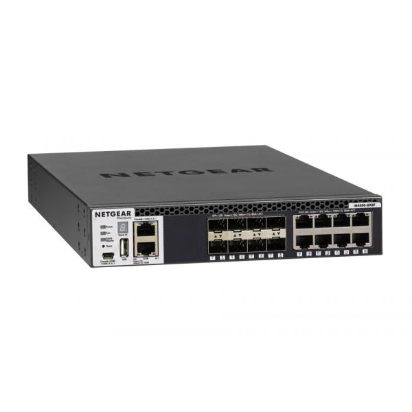 Netgear M4300-8X8F - Switch L3 - 16 Port - 8 x 10/100/1000/10000 + 8 x 10 Gigabit SFP+ [XSM4316S-100NES]