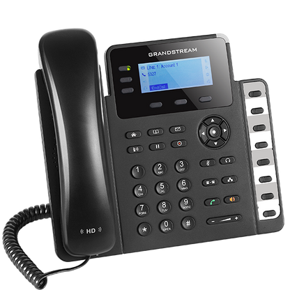 Grandstream GXP-1630, Small Business IP Phone- 3 account SIP, 3 tasti linea, 8 BLF, 2 porte PoE Gigabit [GXP-1630]