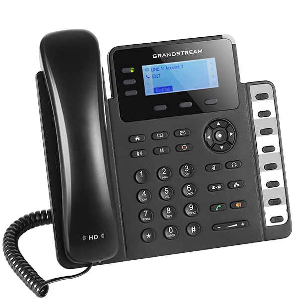 Grandstream GXP-1630, Small Business IP Phone- 3 account SIP, 3 tasti linea, 8 BLF, 2 porte PoE Gigabit [GXP-1630]