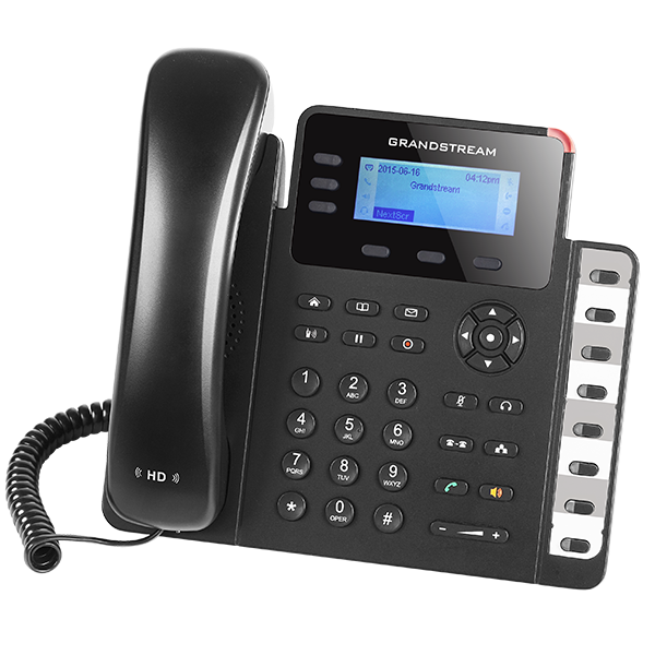 Grandstream GXP-1630, Small Business IP Phone- 3 account SIP, 3 tasti linea, 8 BLF, 2 porte PoE Gigabit [GXP-1630]