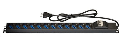 Link LK10057 Multipresa Verticale a 12 Porte per Armadi Rack con Interruttore Magnetotermico [LK10057]