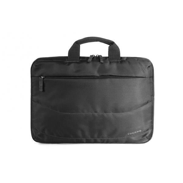 TUCANO BORSA + MOUSE WIRELESS (BORSA SLIM PER NOTEBOOK DA 15,6", TRACOLLA COLORE NERO + MOUSE WIRELESS COLORE BIANCO) [BU-BIDEA-WM]