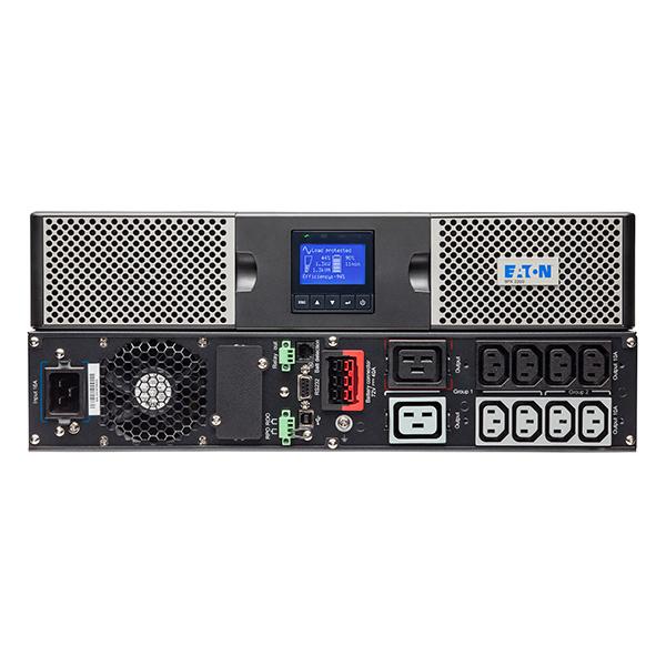 Eaton 9PX UPS, 2200 VA, 2200 W, Input: C20, Outputs: (8) C13, (2) C19, Rack/tower, 2U [9PX2200IRT2U]
