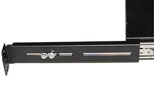 LINK RIPIANO UNIVERSALE PER ARMADIO RACK ESTRAIBILE SU BINARI TELESCOPICI 1 UNITA NERO 350MM [LKRIP350EN]