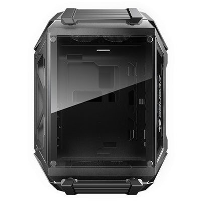 CABINET DUAL TOWER COUGAR 105LMT0004 GEMINI X NERO 423x635x525mm 8SLOT 4x3,5" 4x2,5" VETRO LATERALE [105LMT0004]