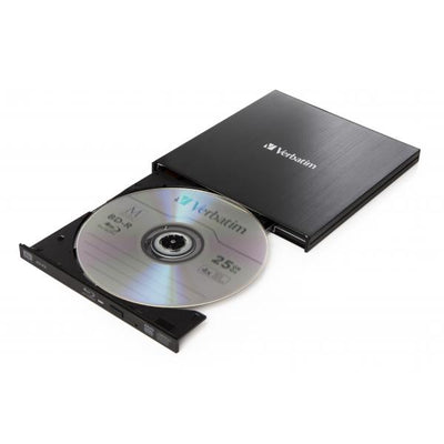Verbatim External Slimline lettore di disco ottico Blu-Ray RW Nero [43890]