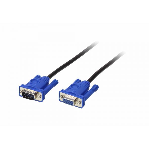 Aten cavo monitor VGA maschio-femmina, 1,8 metri- PROMO FINO AD ESAURIMENTO SCORTE [2L-2401]