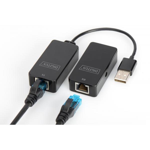 Digitus USB Extender - USB 2.0 - 50 m for use with Cat5/5e/6 (UTP - STP or SFT) cable [DA-70141]