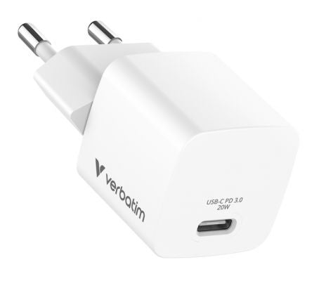 VERBATIM MINI GAN CHARGER 20W EU [32395]