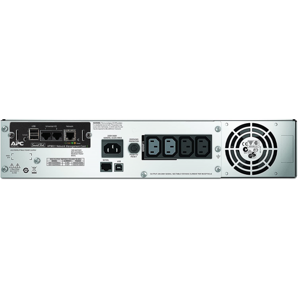 APC Smart-UPS 1500VA gruppo di continuità (UPS) A linea interattiva 1,5 kVA 1000 W 4 presa(e) AC [SMT1500RMI2UNC]