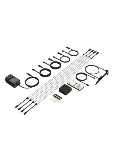 DEZCTOP ACC. LIGHTING KIT V2 ARGB 30m CTRL [DA RGBLKT-BK2]