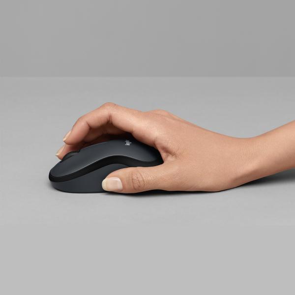 Logitech M220 Silent Wireless Mouse - Black [910-004878]