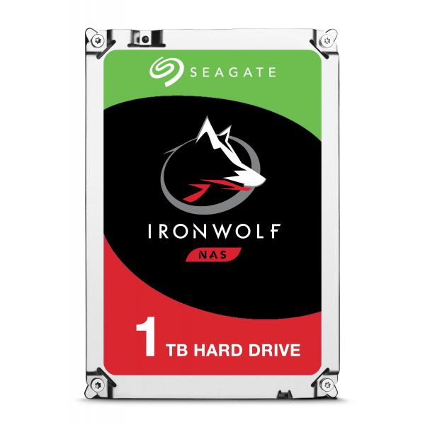 SEAGATE HDD IRONWOLF 1TB 3,5 5900RPM SATA 6GB/S BUFFER 64MB ** RICONDIZIONATO** [ST1000VN002_R]