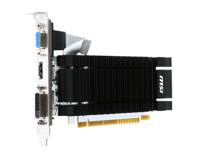 MSI VGA GEFORCE GT 710, GT 710 2GD3H LP, 2GB GDDR3, DVI/HDMI/VGA, LP [GT 710 2GD3H LP]