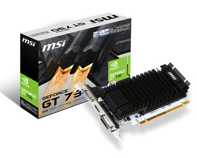 MSI GT 710 2GD3H LP scheda video NVIDIA GeForce GT 730 2 GB GDDR3 [GT7102GD3HLP]
