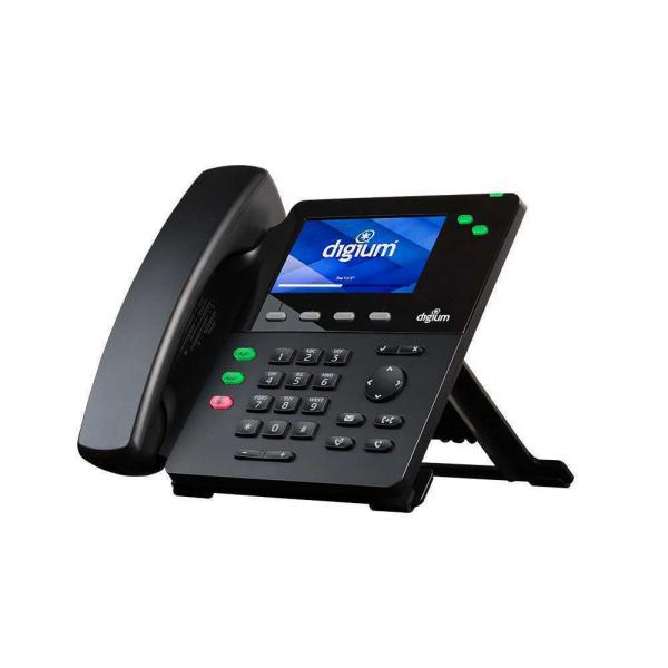 Digium D62 Phone, 2-Line SIP with HD Voice, Gigabit, 4.3" Color Display [1TELD062LF]