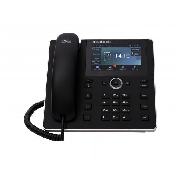Audiocodes AudioCodes S4B 450HD IP-Phone PoE GbE Black2 Ethernet 10/100/1000 ports, Power Supply [UC450HDEPSG]