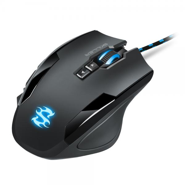SHARKOON MOUSE GAMING SKILLER-SGM1, 1600 DPI, RGB, 6 TASTI CONFIGURABILI, USB, 1.8MT [SKILLER-SGM1]