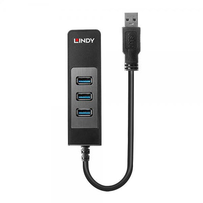 LINDY ADATTATORE USB 3.1 GIGABIT ETHERNET HUB [43176]