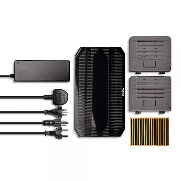 LINDY STAZIONE DI RICARICA USB, 10 PORTE, 96W [73309]