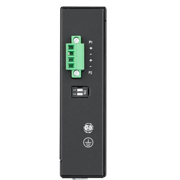 ZYXEL SWITCH INDUSTRIALE UNMANAGED, 4X GIGABIT POE 120W, DIN RAIL, ALIM. 12-58V DC [RGS100-5P-ZZ0101F]