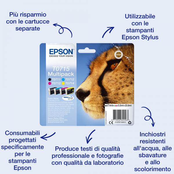 EPSON CART NERO STYLUS D78/S20/D120 [C13T07114012]