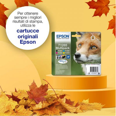 EPSON CART INK CIANO STYLUS S22/SX125/SX420W, SERIE M VOLPE [C13T12824012]