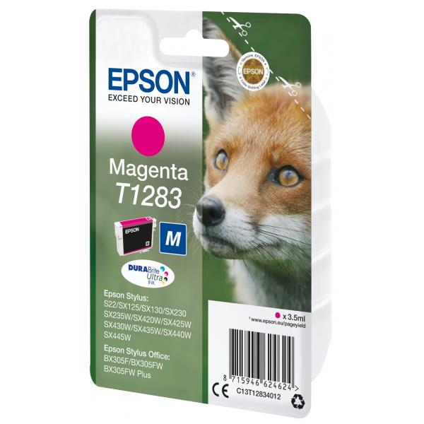 EPSON CART INK MAGENTA STYLUS S22/SX125/SX420W, SERIE M VOLPE [C13T12834012]
