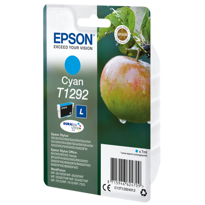 EPSON CART INK CIANO PER BX305F/320FW SX420W/425W, SERIE L MELA [C13T12924012]