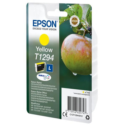 EPSON CART INK GIALLO BX 305F 320FW SX420W 425W, SERIE L MELA [C13T12944012]