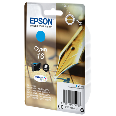 T16224022 INK CIANO BL.STD WF-2010W [C13T16224022]