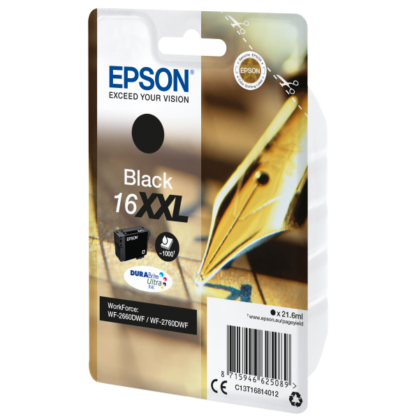 T16814022 INK NERA BL.XXL WF-2010W [C13T16814022]