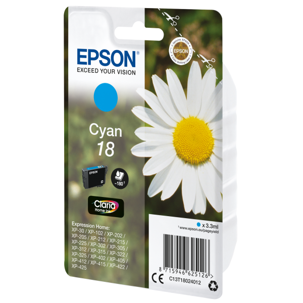 Epson Daisy Cartuccia Margherita Ciano Inchiostri Claria Home 18 [C13T18024012] - ITPartners