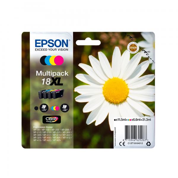 EPSON CART INK GIALLO XL PER XP-102/202/205/302/305/402 SERIE MARGHERITA [C13T18144012]