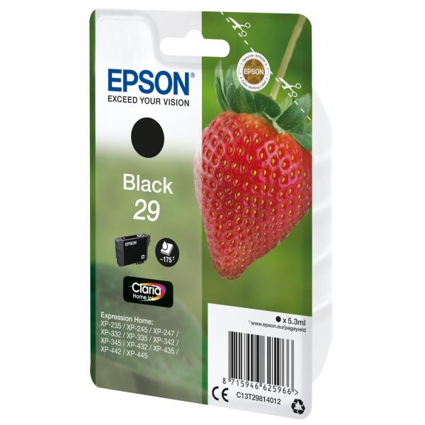 EPSON CART. INK NERO SERIE FRAGOLA [C13T29814012]