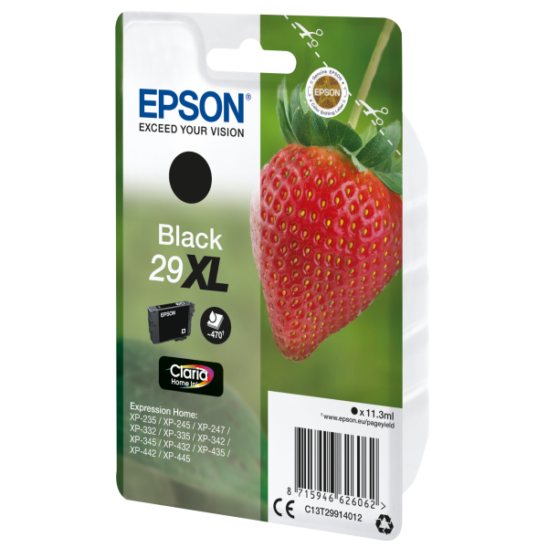 EPSON CART. INK NERO 29XL SERIE FRAGOLA [C13T29914012]