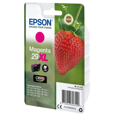 EPSON CART. INK MAGENTA 29XL SERIE FRAGOLA [C13T29934012]