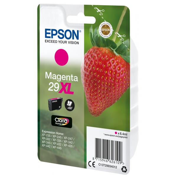 EPSON CART. INK MAGENTA 29XL SERIE FRAGOLA [C13T29934012]