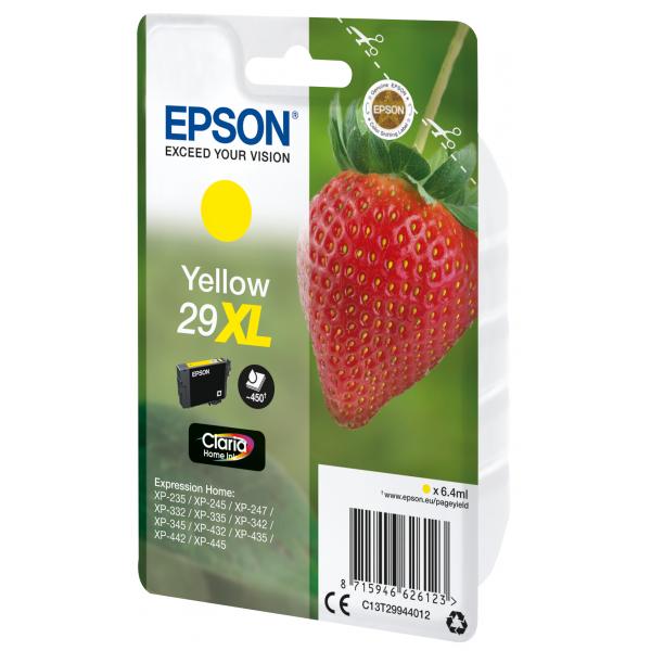 EPSON CART. INK GIALLO 29XL SERIE FRAGOLA [C13T29944012]