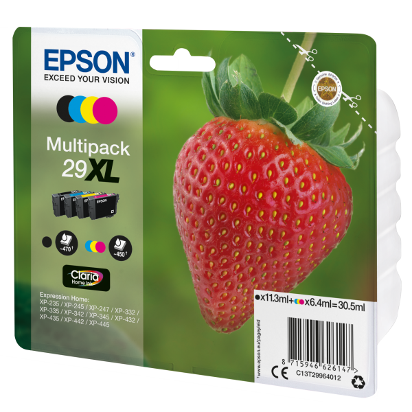EPSON CART. INK MULTIPACK 29XL SERIE FRAGOLA (BK/C/M/Y) [C13T29964012]