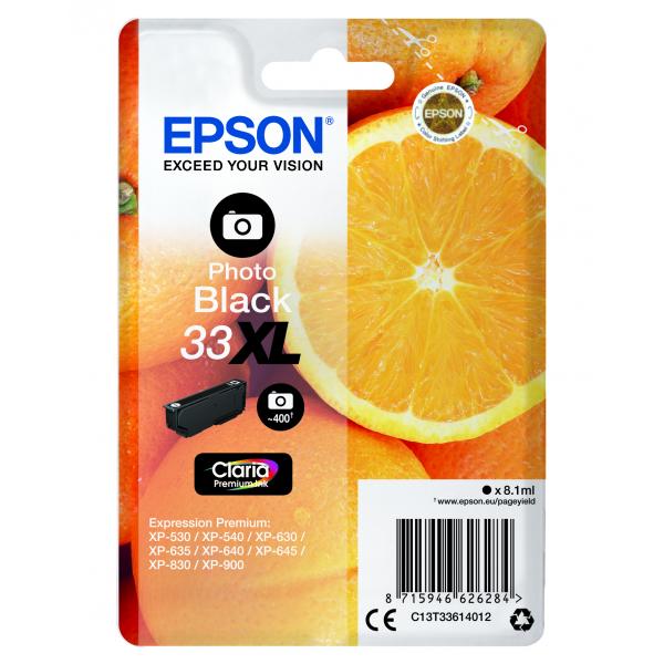 Epson Oranges Cartuccia Nero foto T33XL Claria Premium [C13T33614012]