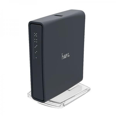 MikroTik, hAP ac lite TC, hAP ac lite tower with 650MHz CPU, 64MB RAM, 5xLAN, built, in 2.4Ghz 802.11b/g/n two chain wireless [RB952Ui-5ac2nD-TC]
