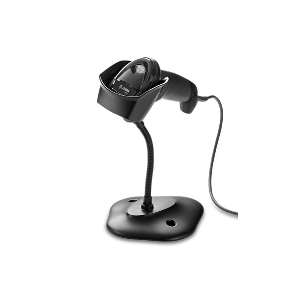 Zebra DS2208-SR - 1D/2D Imager - USB - Black (Kit includes Scanner, Stand & USB Cable) [DS2208-SR7U2100SGW]